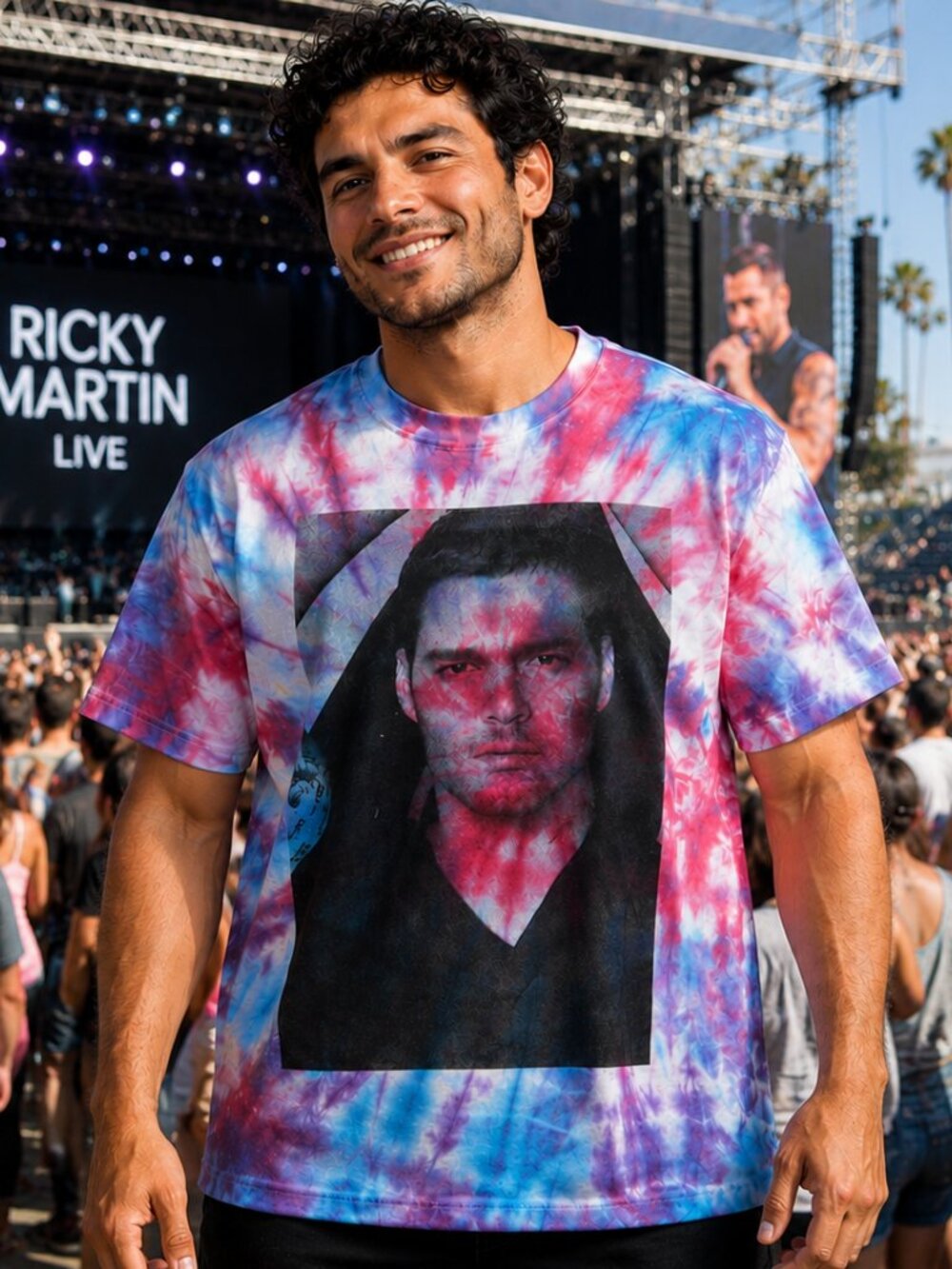 Ricky Martin July 2022 Hollywood Bowl Concert T Shirt Medium